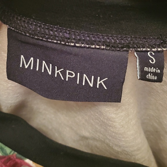 MINKPINK Floral Sweater Framed Sweatshirt - Picture 3 of 4